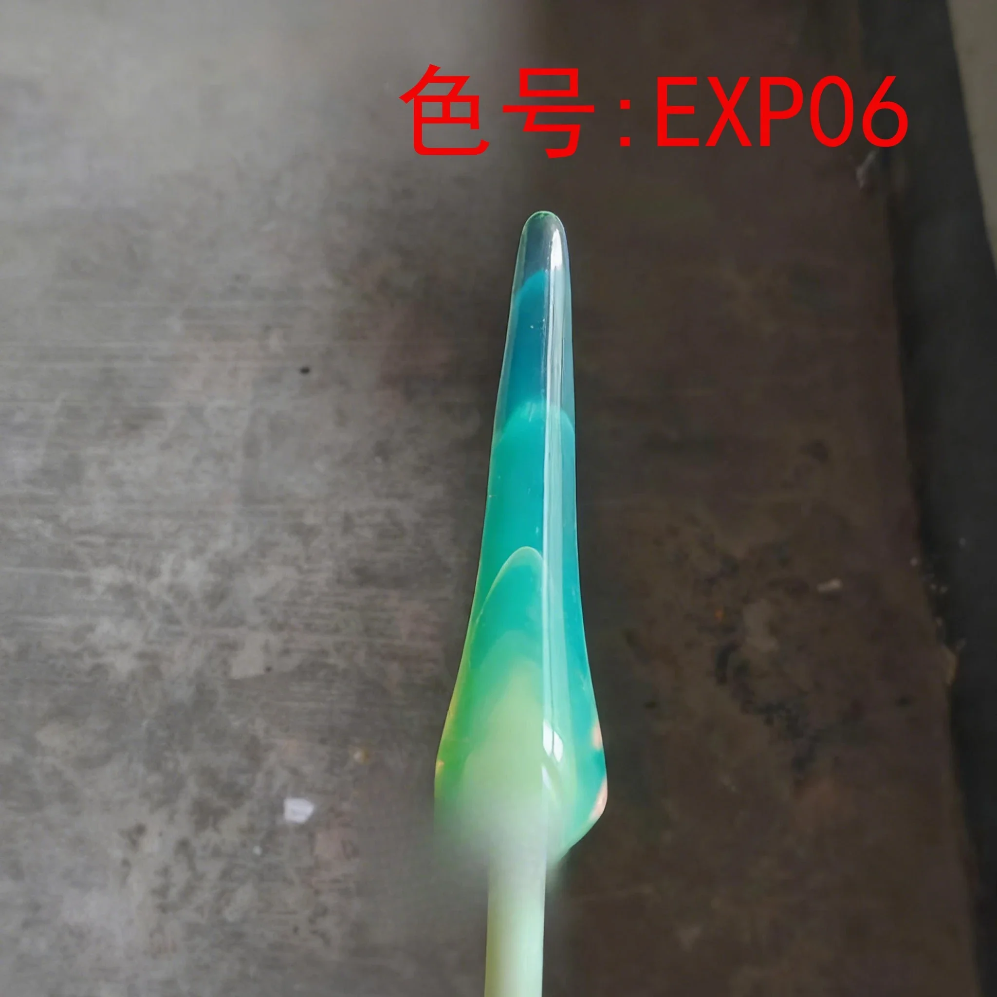 Limited Offer Exp06 Yellow-green, Lighting Glass Color Material, Burned Glass Color Stick, Glazed Hard Material