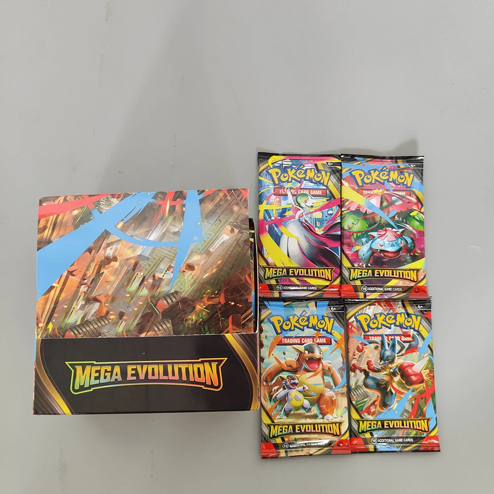 360 قطعة/المجموعة/مجموعة من بطاقة البوكيمون MEGA EVOLUTION SCARLET & VIOLE 151 تطورات منشورية بطاقة تعامل المعركة الداعم الإنجليزي #2