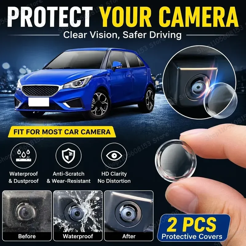 

For MG 3 2020 2021 2022 2023 2024 2025 2026 360 Degree Reverse Camera Cover Scratch Proof PC Lens Protector Sticker Set