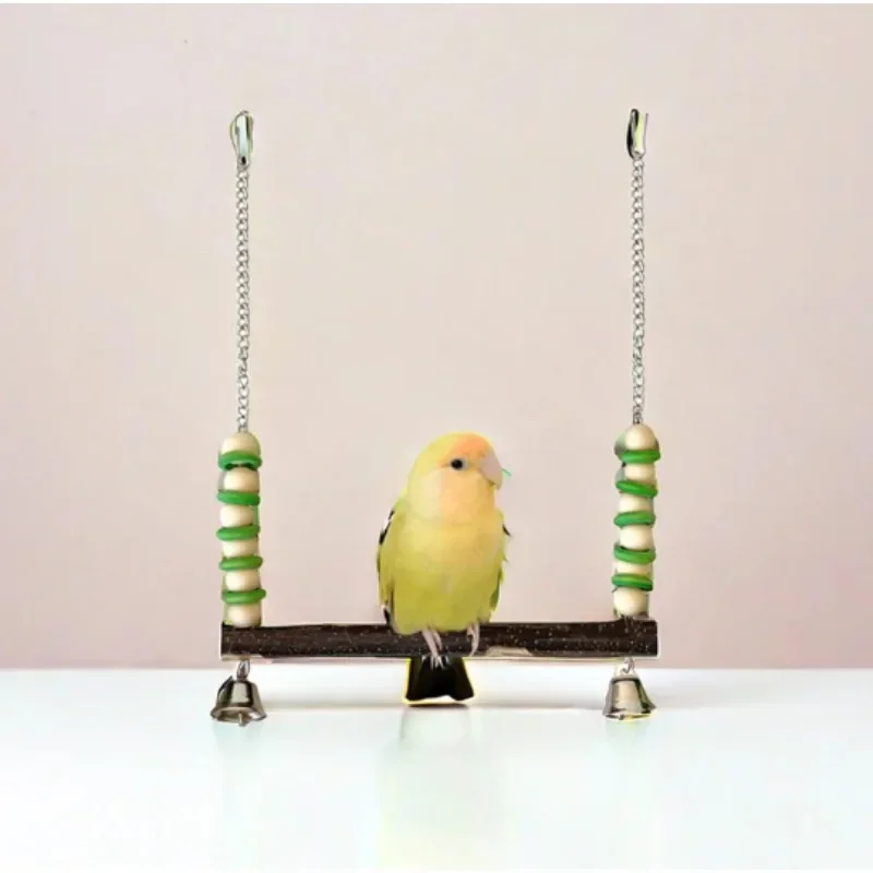 bird standing pole, grinding mouth and claws to relieve stuffiness, resting, wooden parrot toy, bird cage decoration products