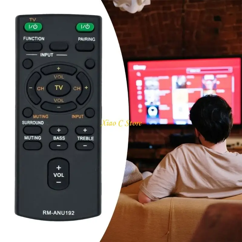 Y1AE Direct Replacement RenoteControl For Sony Sound Bar RM-ANU192 Systems Requires Not Need Programming