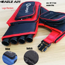 New Waterproof 4 Tubes Archery Arrow Bag With Adjustable Belt Arrow Quiver Archery Arrow Holder For Outdoor Hunting