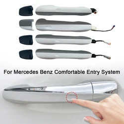 RHD LHD For Benz C/GLC W205 X253W213 W222 Car Upgrade Keyless Comfortable Entry Intelligent locking sensor door Handle keylessgo