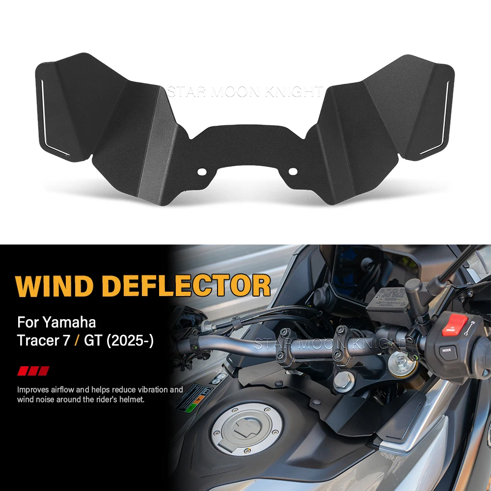TRACER 7 Forkshield Aerodynamic Wind Deflector For Yamaha Tracer 7 /GT 2025+ Front Updraft Baffle Airflow Reduce Vibration Parts