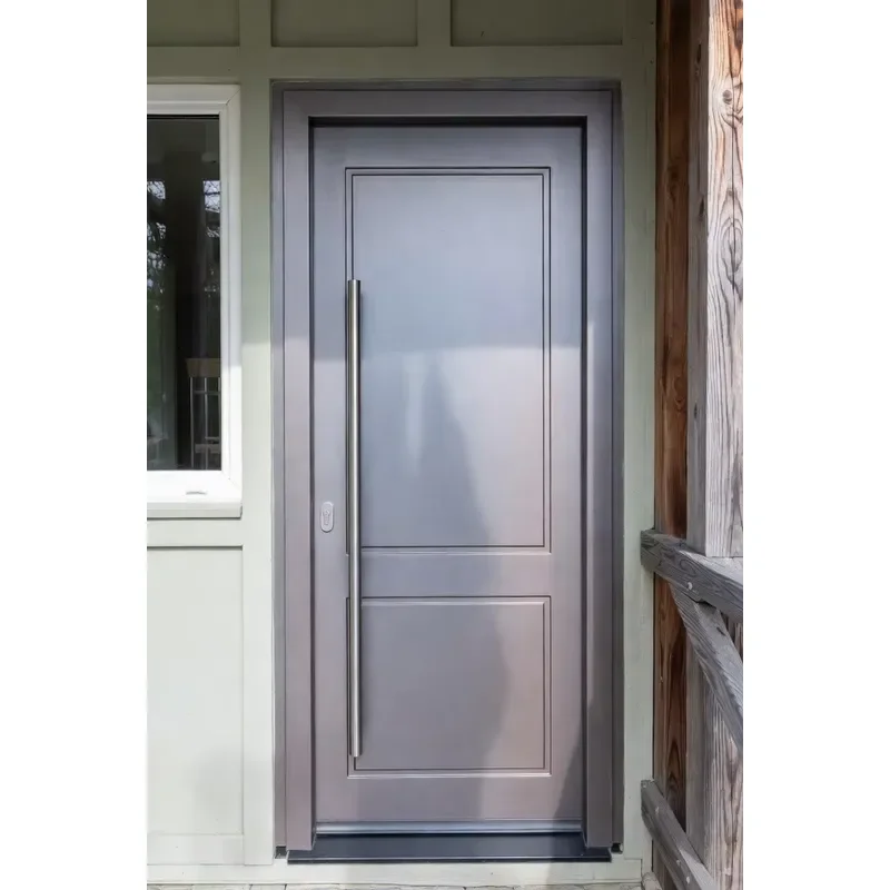 Weather-Resistant Steel Entrance Door for Main Building Entrances