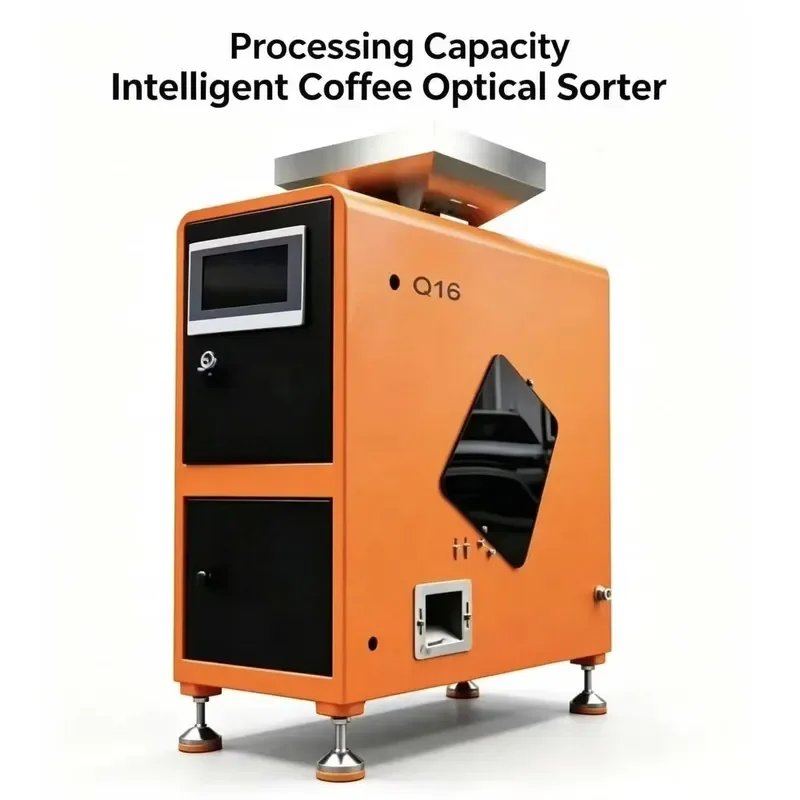 for 0.5-1 t/h Intelligent Coffee Bean Color Sorting Machine One Button Automatic Separator High Precision 99.99% Sorter
