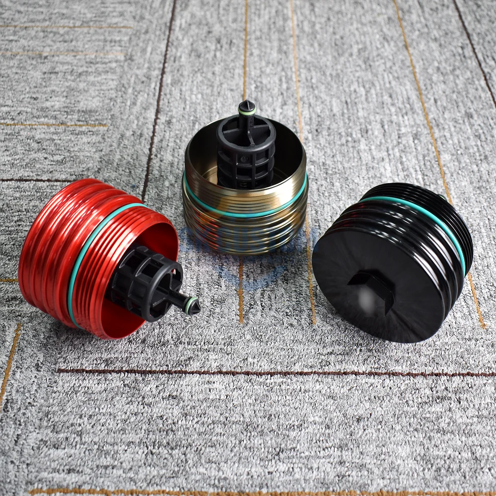 SK CUSTOM For BMW N20 N26 N52 N54 N55 Oil Filter Shell Forged Aluminum Alloy Cover Engine Car Modification