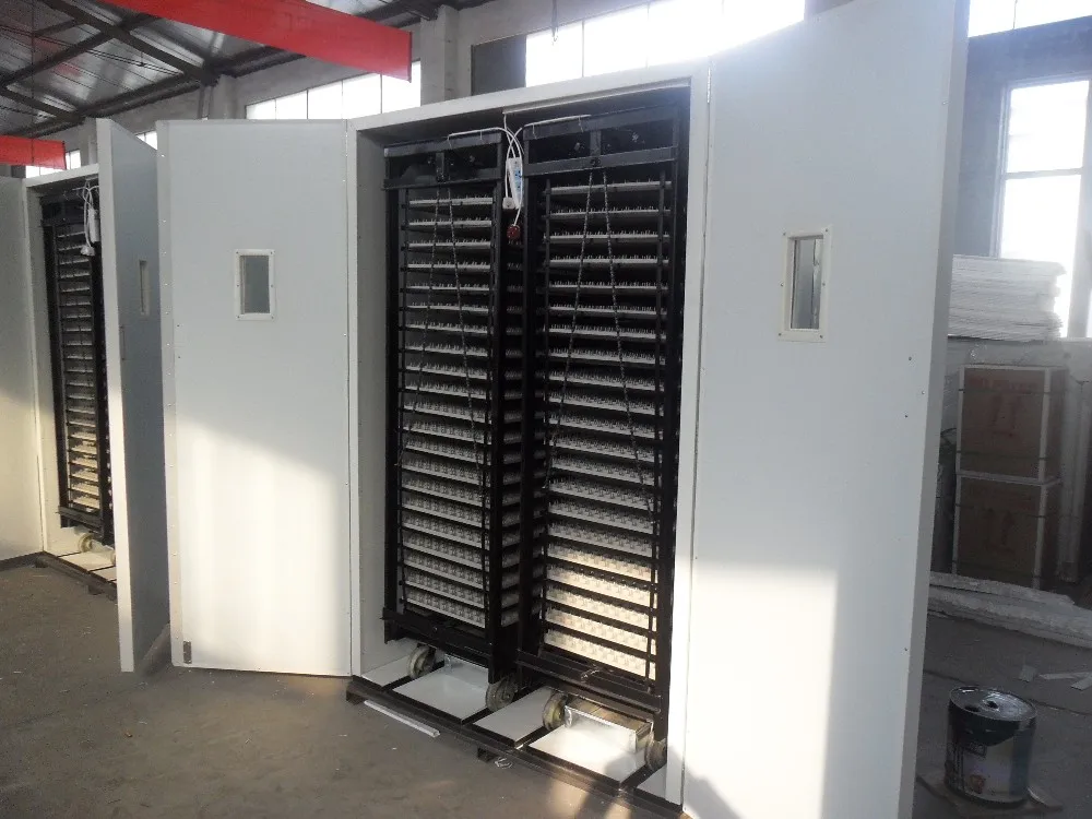 Business Industrial Incubators For Hatching Eggs 8000 Egg Incubator Automatic Egg Turning Full Automatic For Guinea Fowl Silver view 2
