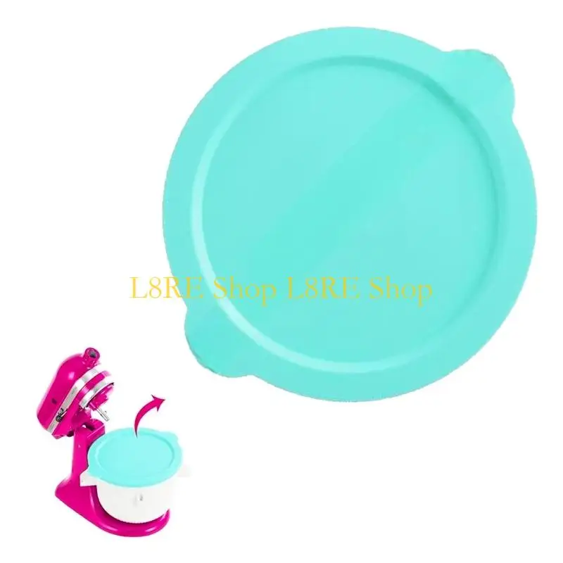 L8RE Detachable Silicone Splash Guard Leakproof Safe Flexible Covers Silicone Texture for Mixer Bowls Dishwasher Safe