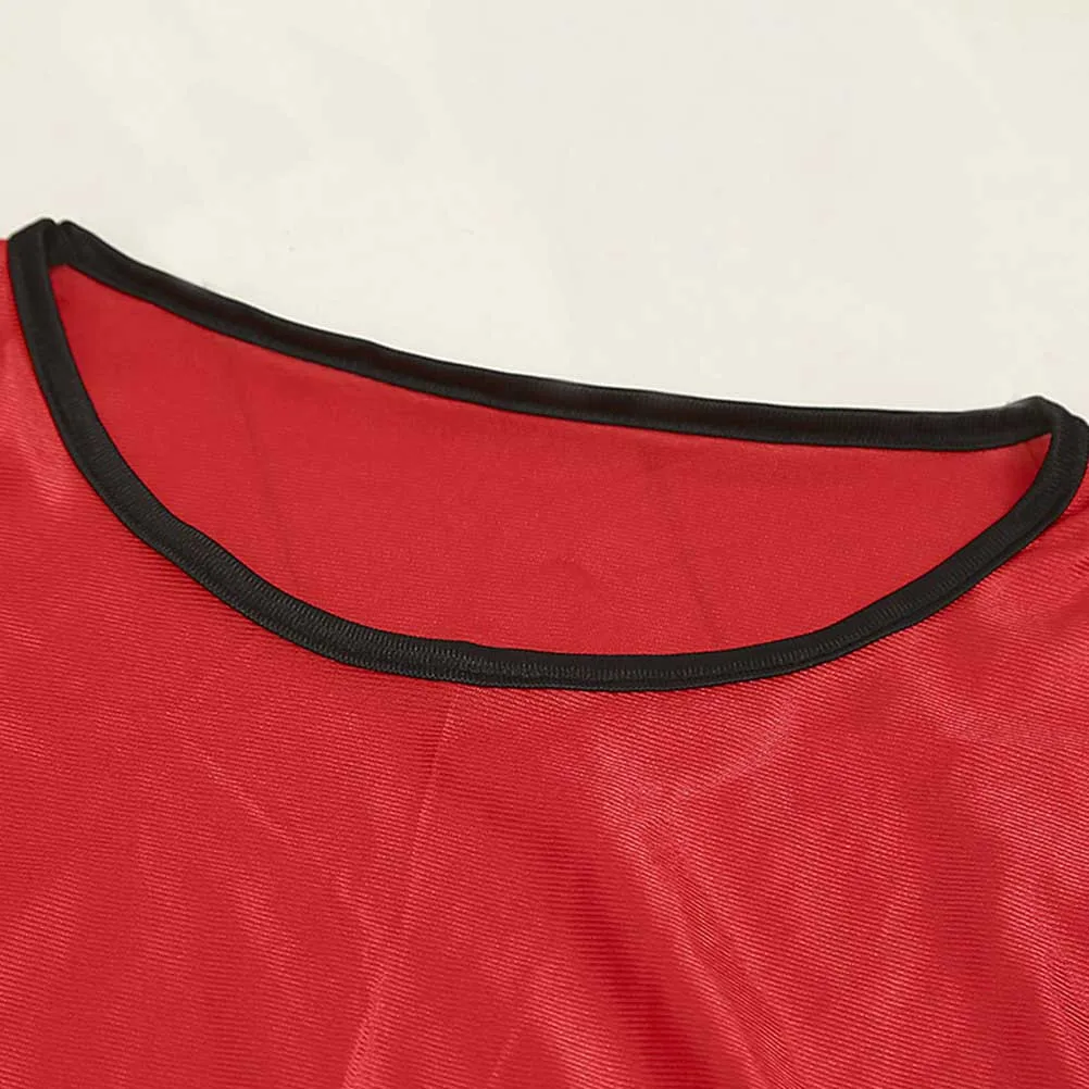 

12Pcs Kids Sleeveless Training Vest Mesh Sports Shirt Lightweight Summer Children Football Basketball Team Game Clothing Size S