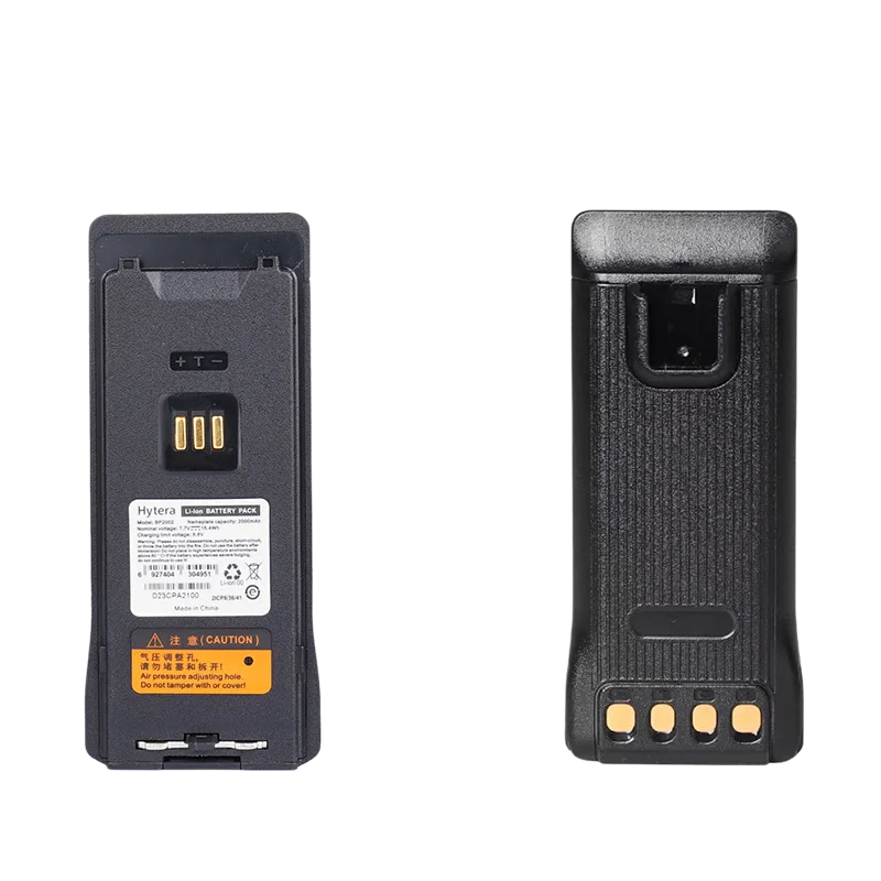 BP2002 7.4V 2000mAh Walkie Talkie Batteries for Hytera HP600 HP680 Rechargeable Lithium Battery for Walkie Talkie with Belt Clip