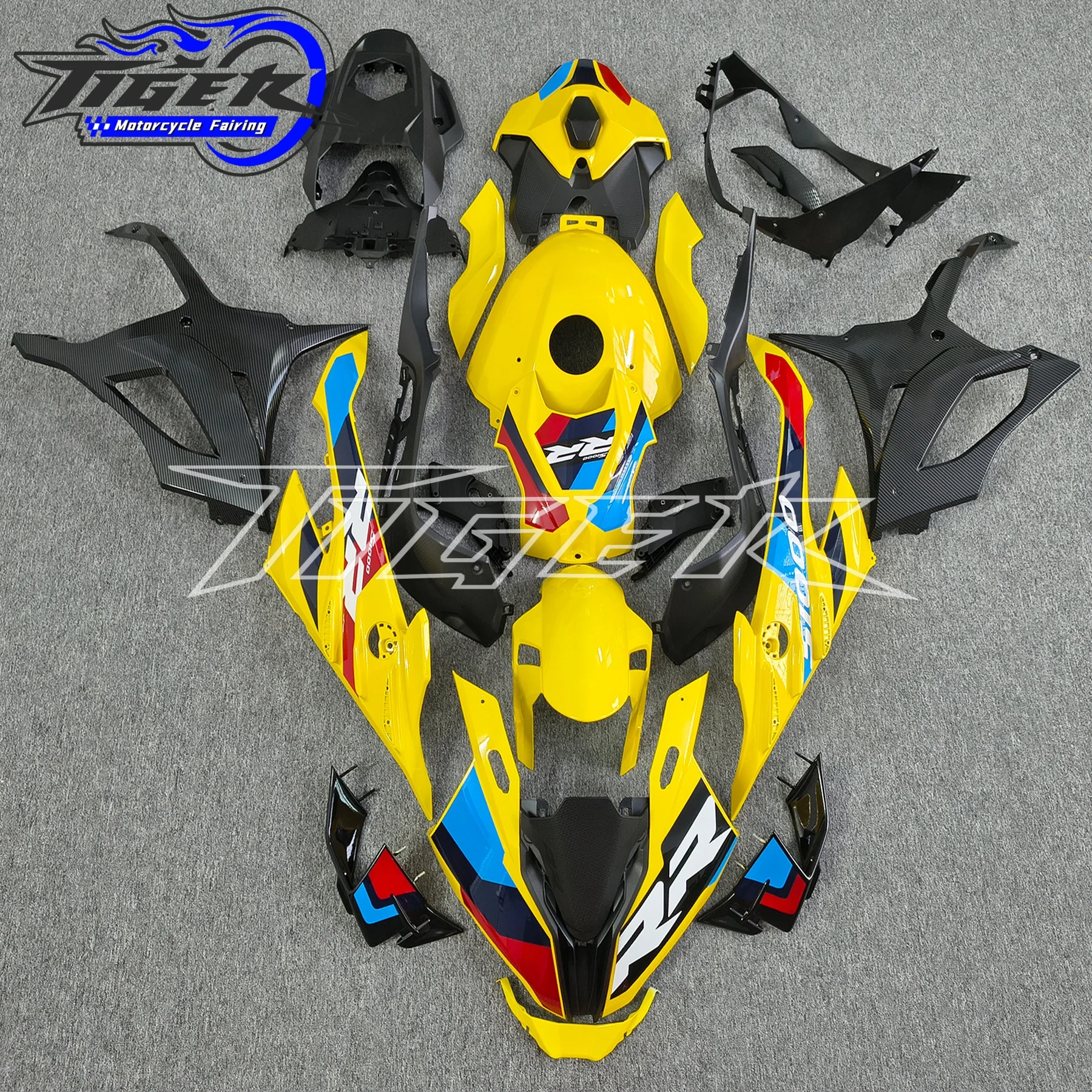 ABS Plastic Fairing Kits for BMW S1000RR 2023 2024 S1000 RR Shark Printed Motorcycle Body kit
