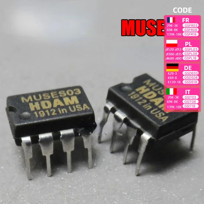 MUSES03 HIFI Single OP amp upgrade OPA627 637BP 604AP AD797ANZ LME49710HA For Amplifier DAC Board