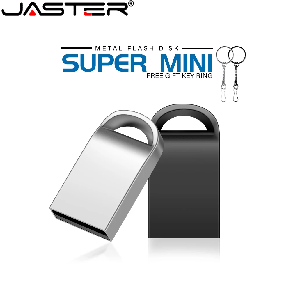 

JASTER Thumb Metal USB Flash Drive 128GB Real Capacity Pendrive 64GB Free Key Chain Memory Stick 32GB High Speed U Disk 16GB 8GB