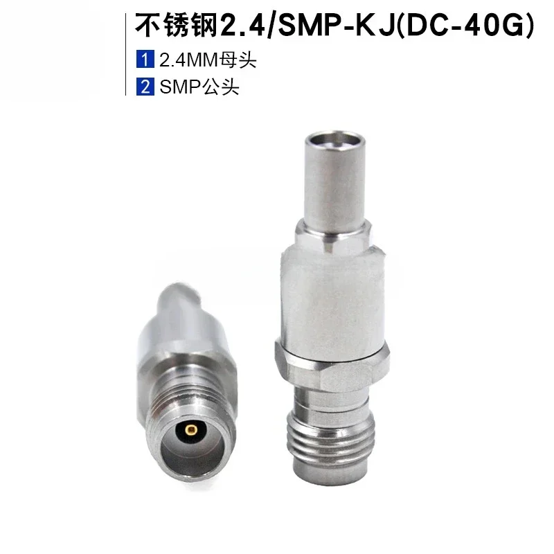 Millimeter Wave Adapter 2.4/SMP-KJG Female To Male DC-40G