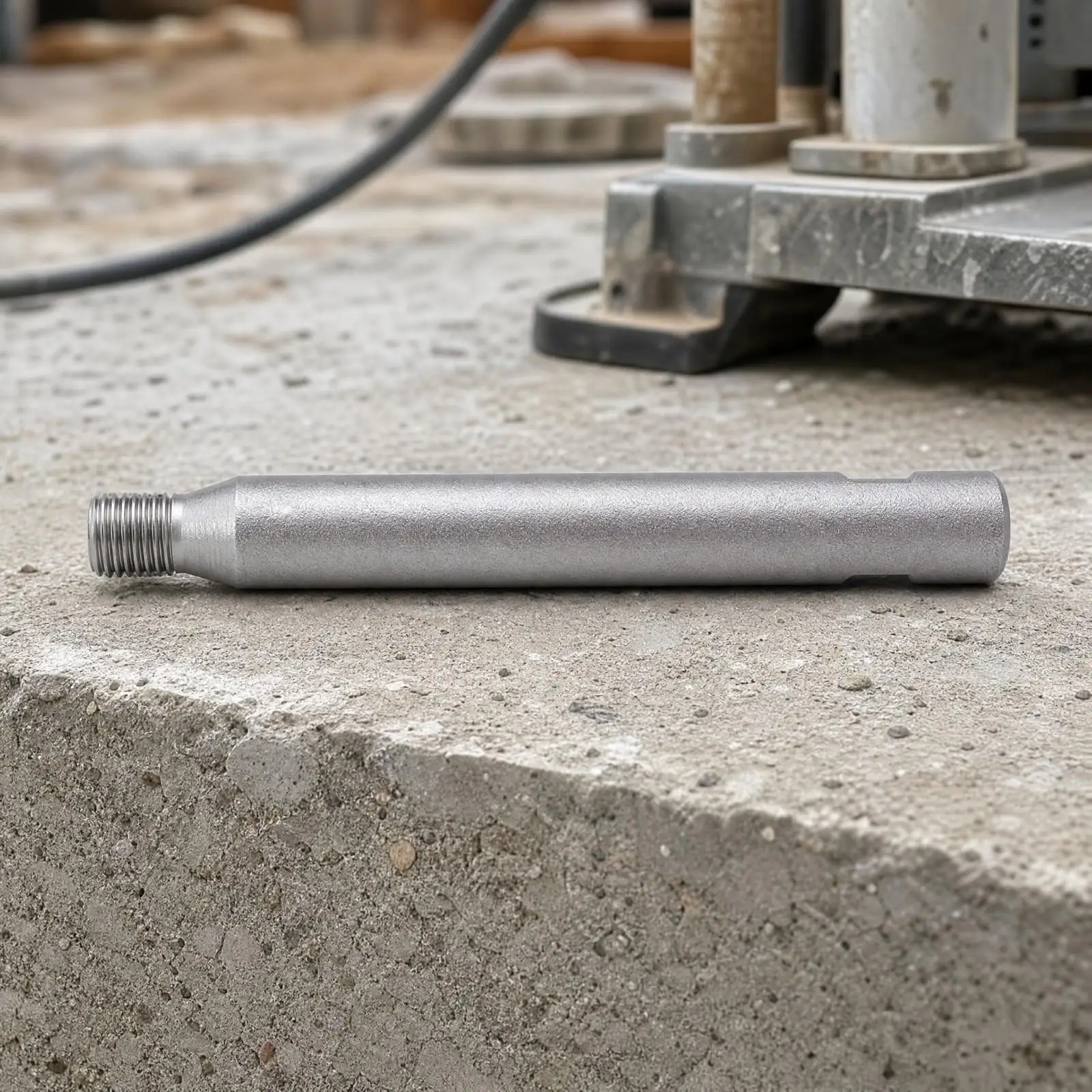 45 Steel Drill Bit Extension Rod Stepped Cylindrical Design Core Drill Connector Tool Parts for Diamond Core Boring Equipment