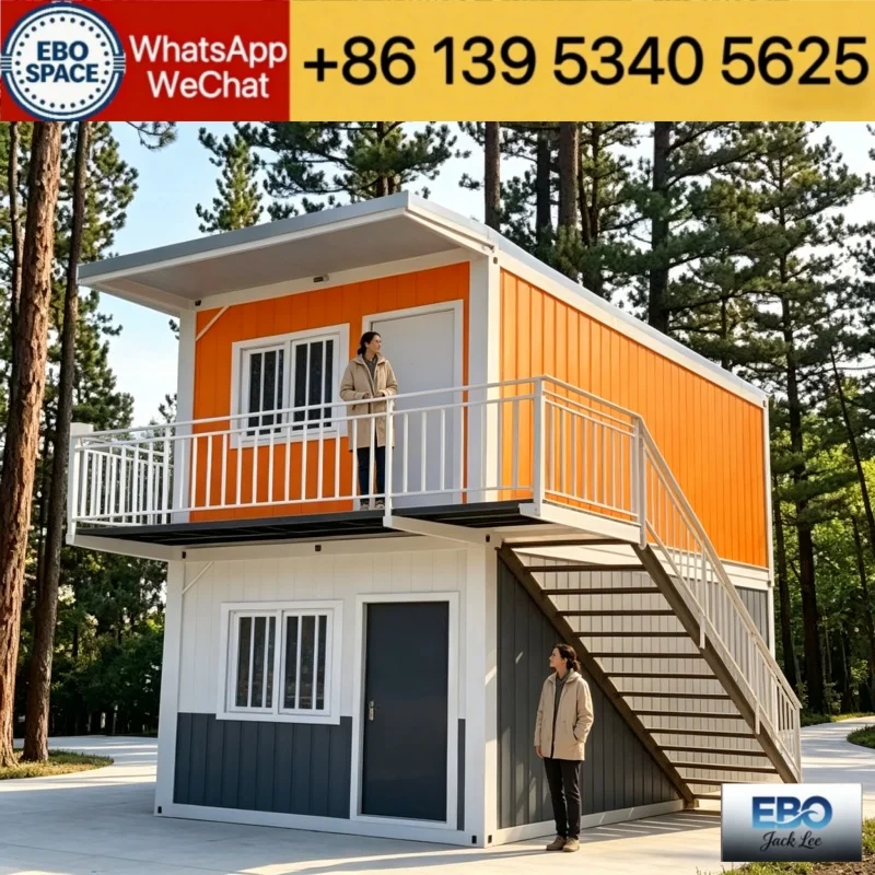 MMC custom 40ft container garden house, 2-3 bedrooms, factory direct waterproof Capsule Room Price