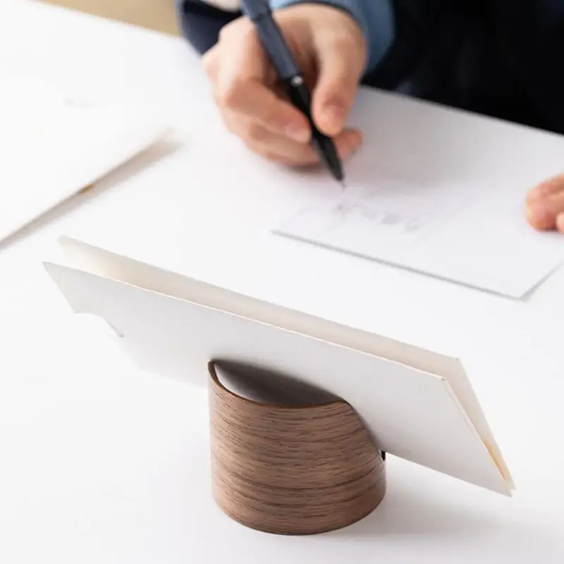 Настольный держатель для телефона, креативная многофункциональная подставка для книг, портативный деревянный дисплей для пластинок, украшения для гостиной для дома, школы