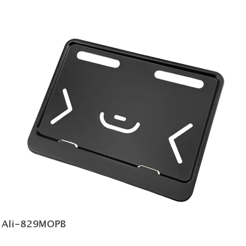 【P】Aluminum License Plate Frame Motorcycle License Plate Holder For Front & Rear 2 Holes Universal