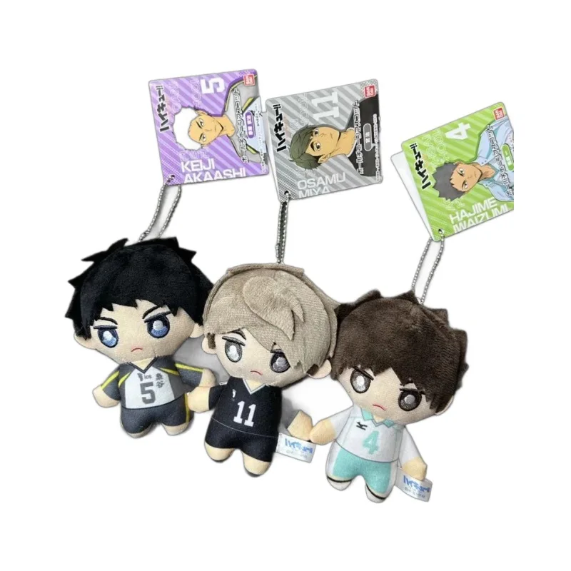 Anime Haikyuu Plush Toy, Hinata Shoyo Chaveiro, Kageyama Periférica, Mini Voleibol Stuffed Doll, Saco Pingente, Presentes, 10cm