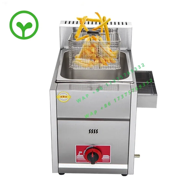 【2026】Commercial Kitchen Equipment Chicken Deep Fryer Cooker Machine Stainless Steel Fried With Basket Automatically