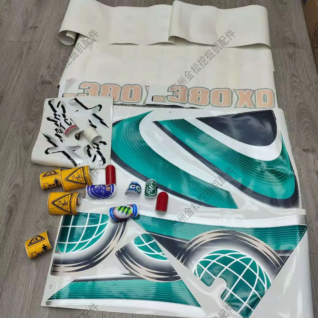 

Excavator Stickers Kobelco SK200 210 250 260 330 350 380XD-10 Super 10 Whole Car Stickers High Quality