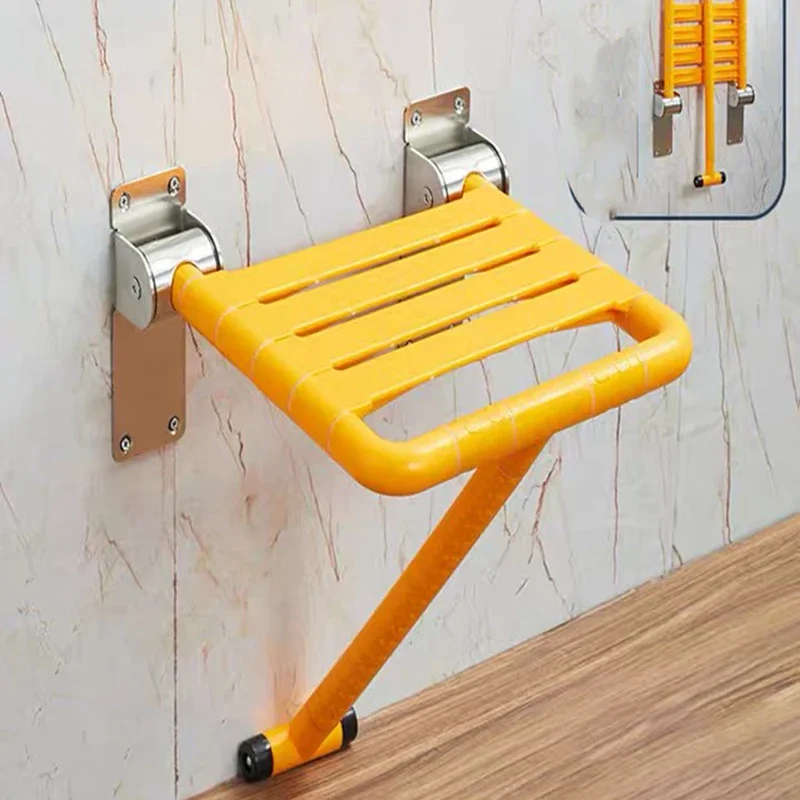 Foldable Chair Bathroom Cabinet Washbasin Benches Sit Non-slip Shower Stool Toilet Footrest Foot Elderly Tabouret Bath Furniture