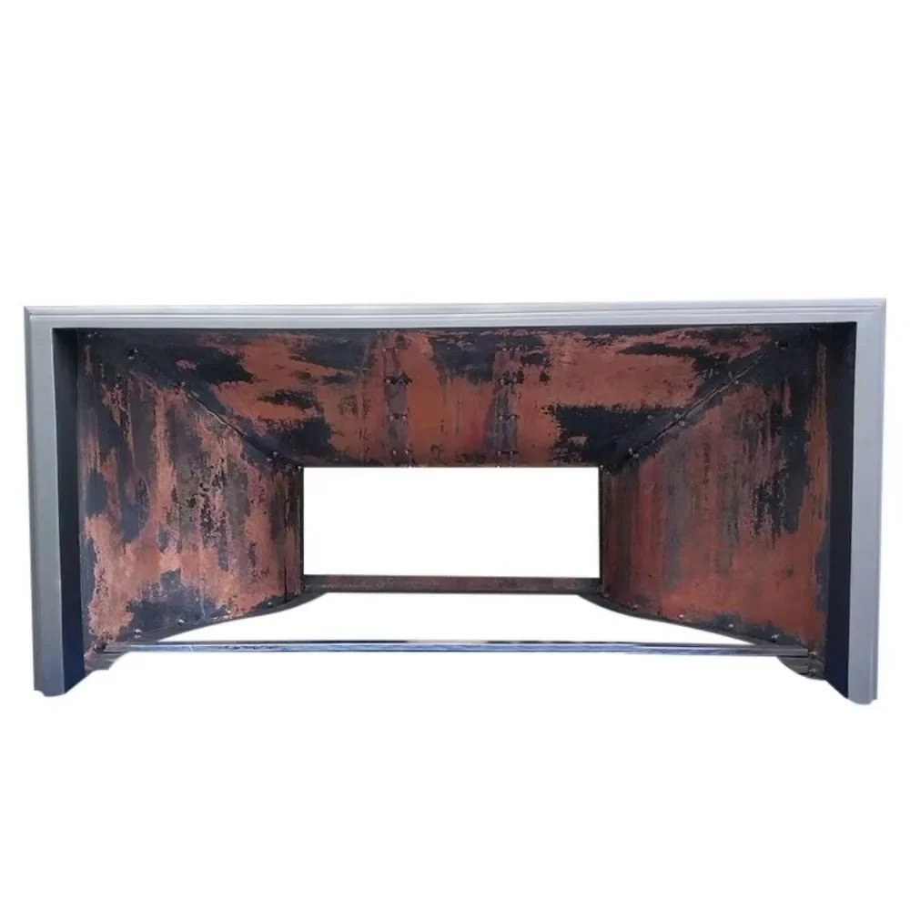 Yang cozinha cobre forno capa feita à mão exaustor de cobre clássico martelado design barroco capa