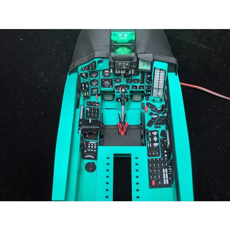 Freewing 80mm MiG-29 Fulcrum RC EDF Jet FPV Cockpit Conversion Kit Scale Realistic Interior Simulation RC Aircraft Part