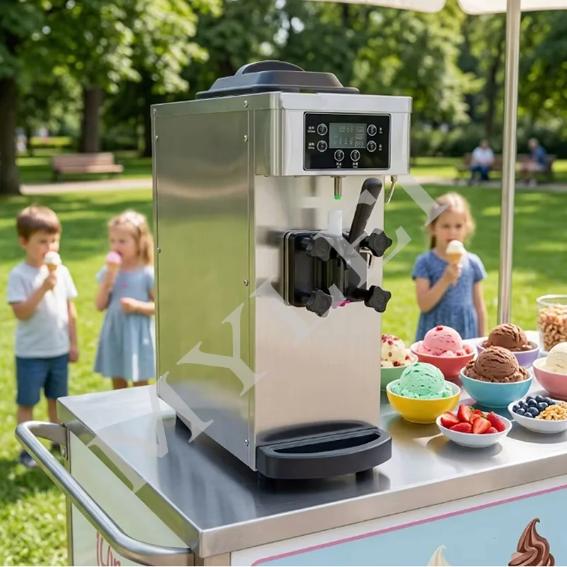 Automatic Ice Cream Bar Machine Frozen Customized Rigid Ice Cream Machine Italian Batche Freezer Gelato Ice Cream Making Machine
