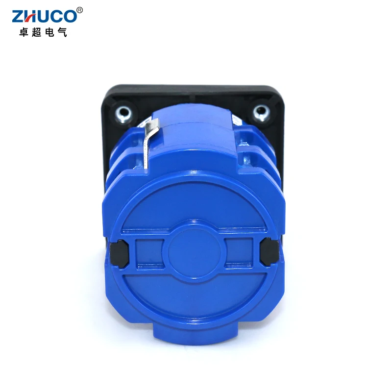 ZHUCO SZW26/LW26-63 63A 1-2-3 3 Position 2 Phase 8 Terminals Electrical Ganrator Universal Rotary Changeover Cam Switch