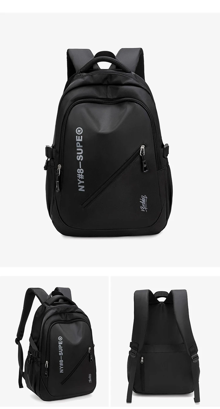 Large Capacity Lightweight and Simple Travel Canvas Backpack, Nylon Waterproof Casual Backpack, 15/16 Inch Laptop Backpack