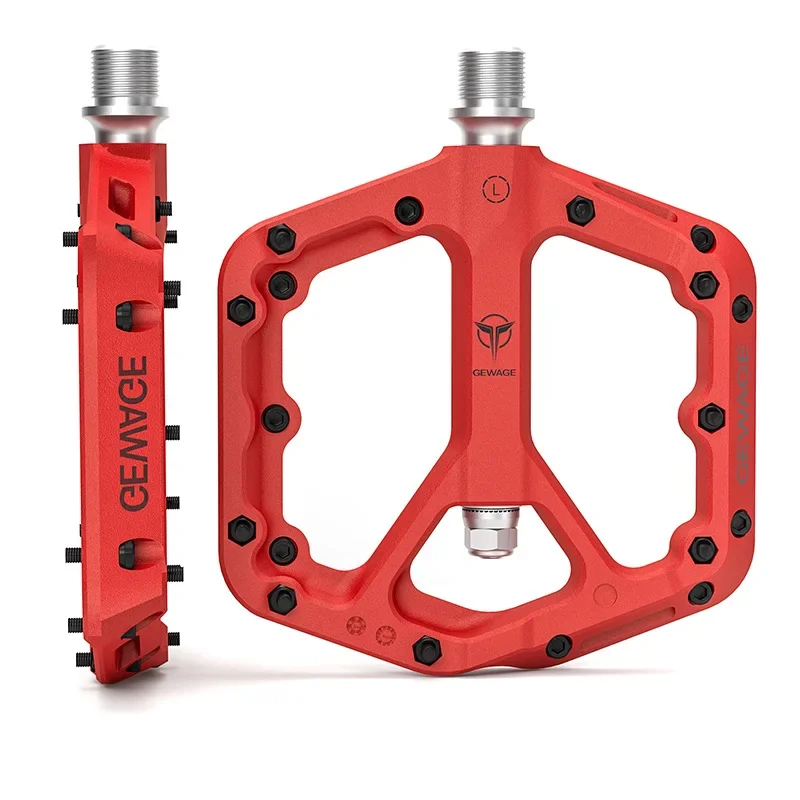 Nylon Fiber Ultra-light Pedals Are Stable and Firm Bicycle Non-slip Widening Pedals Mountain Bike Pedals Bicycle Accessories