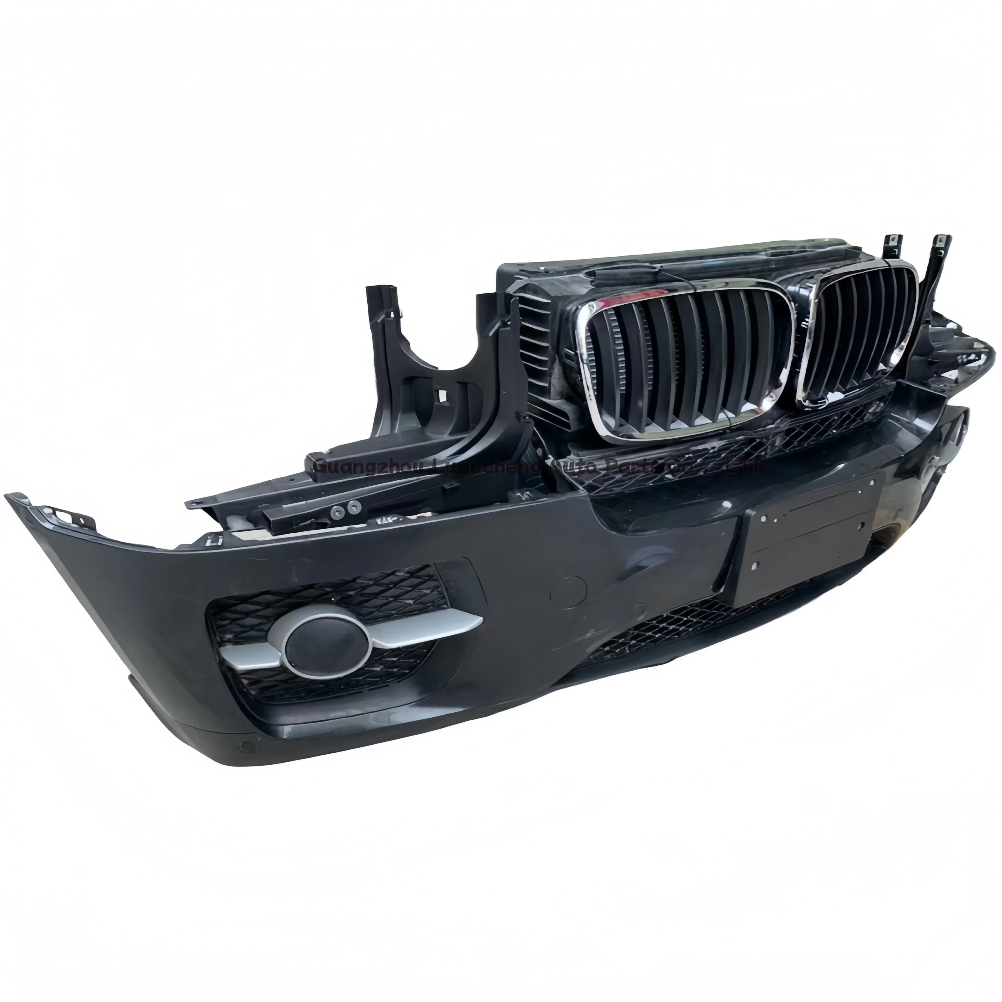 For X6 E71 E72 Front Bumper Car Body Kit with Headlight Front Nozzle Assembly