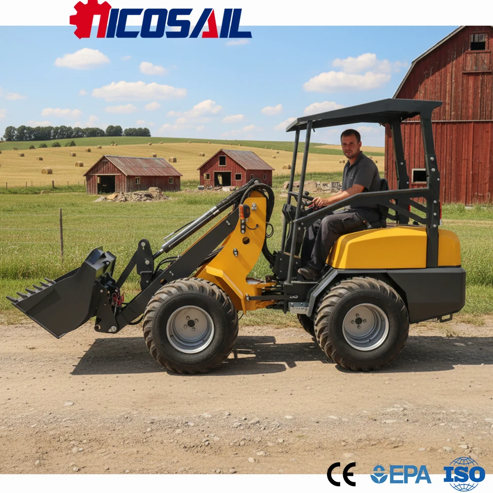 

Mini Telescopic Loader KZL918 Custom Euro 5 CE Compact Powerful Loader for Agriculture and Garden Use
