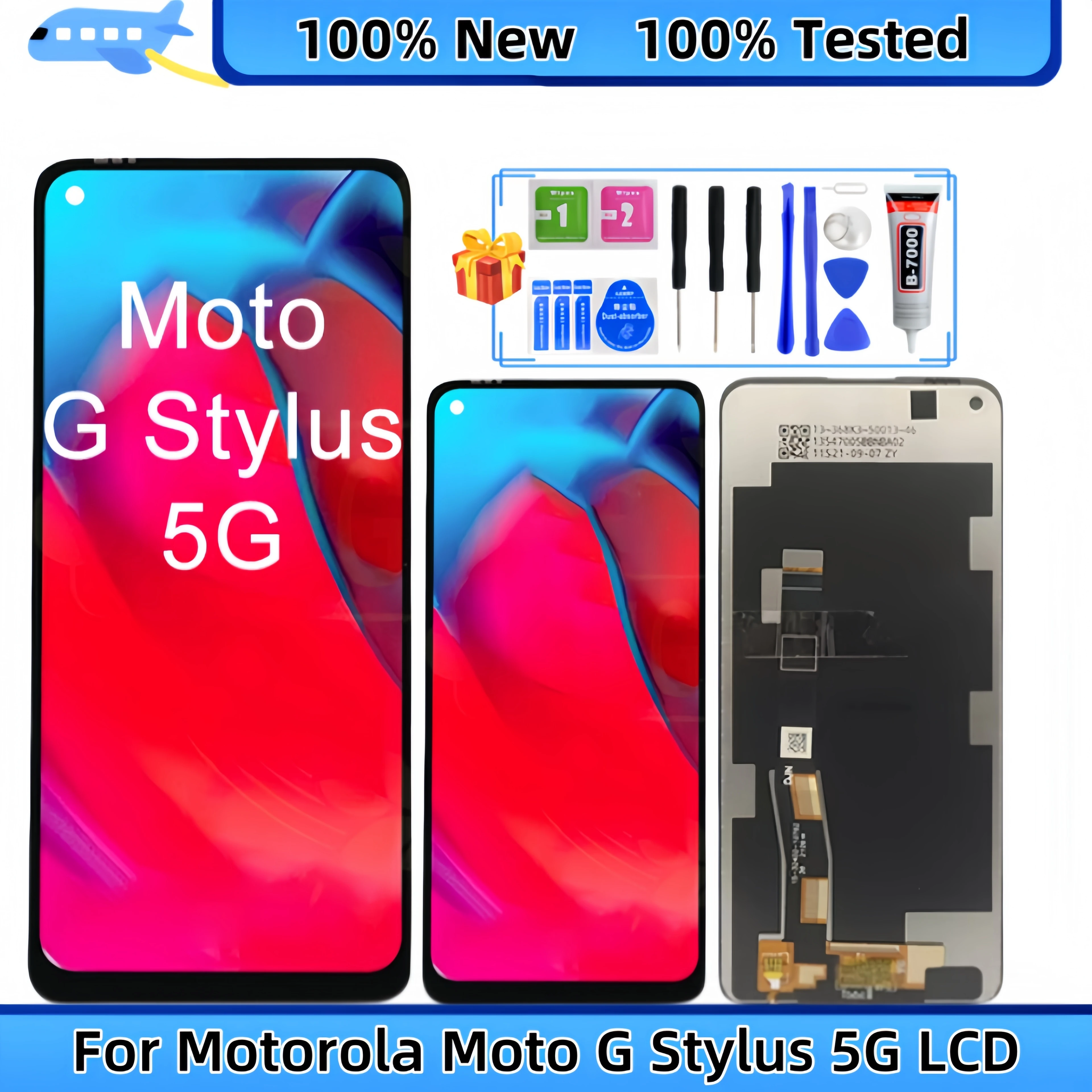 

For Motorola Moto G Stylus 5G XT2131 XT2131DL XT2131-1 XT2131-3 XT2131-4 LCD Display Touch Screen Digitizer Assembly Replacement