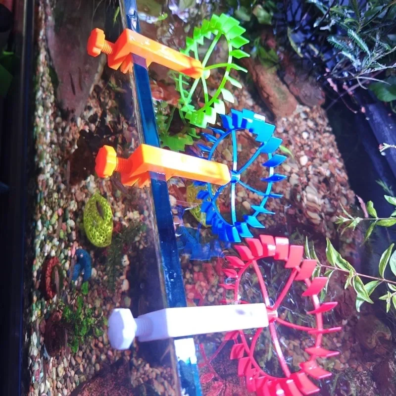 Fish Tank Outlet Windmill, and Marine Tank Outlet Windmill,3D-Printed Creative Fish Tank Decorations, 100% Safe Material