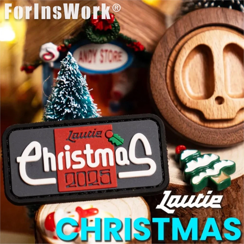 

LAUTIE Merry Christmas 2025 Christmas PATCH Christmas Dedicated Collection EDC Item Storage Pouch Anxiety Toys