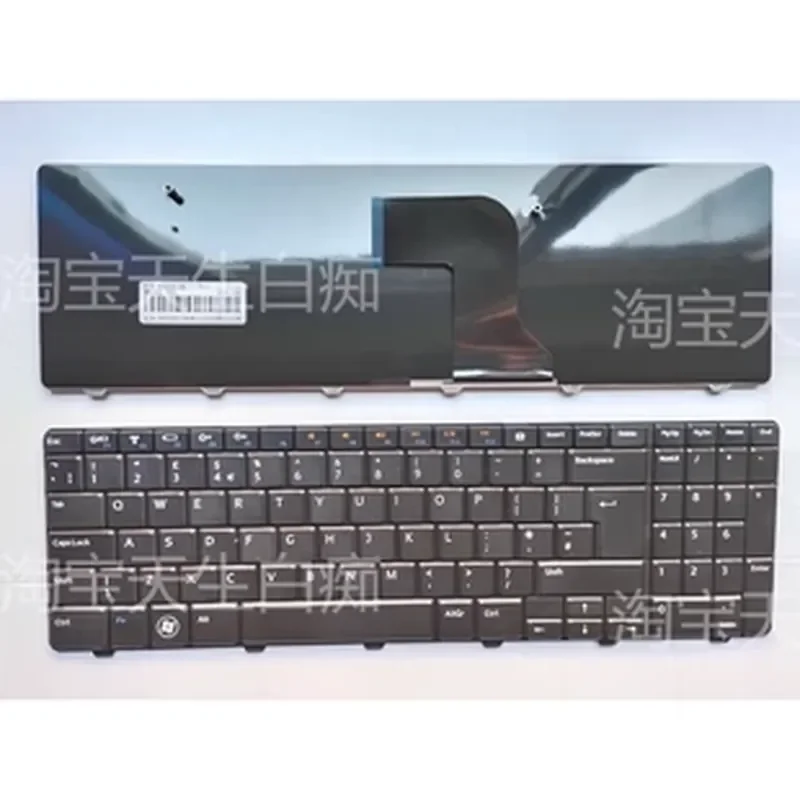 Large Enter Keyboard for UK New N5010 15R N5010D M5010 M501R