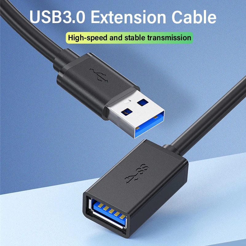 USB 3.0 Extension Cable USB Cable Male to Female Extender Cord Data Cable for Smart TV PS4 PS3 Xbox One SSD USB Cable Extension