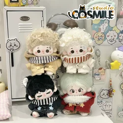 No attributes Toggle Coat Hooded Outwear Scarf Winter Costume for Stuffed 10cm Plush Doll Accessories Doll's Clothes Gift NR Dec