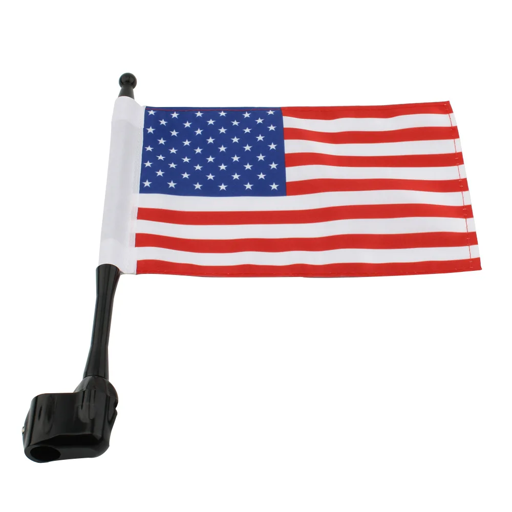 Motorcycle Antenna Decorative Flag Rack Flagpole Side Flag Vertical Mast Accessory For HONDA GL1800 2001-2017 GL1500 1988-2000