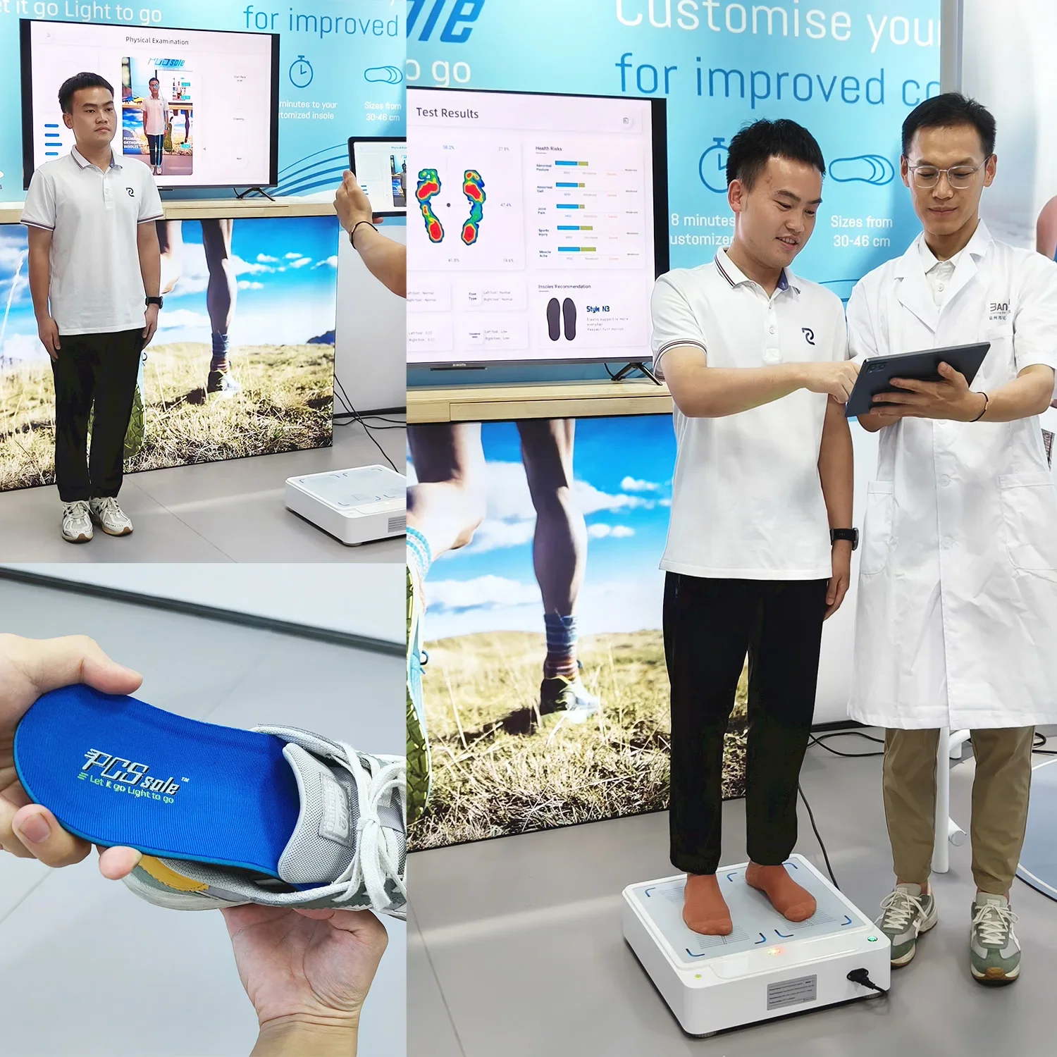 Custom Portable Thermal Orthotic Foot Scanner Plantar Pressure Scan Thermoforming Machine for  Insoles