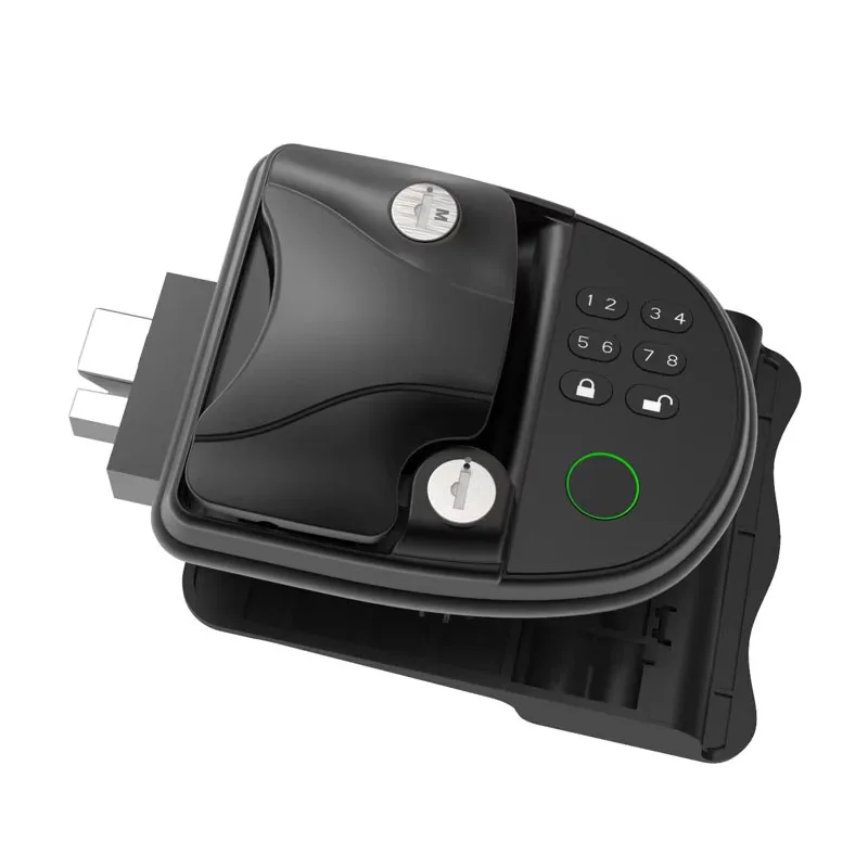 

Waterproof Shockproof Backlit Keypad RV Keyless Entry Lock With Finger Print Unlock For Travel Trailers Fit 2.75x3.75 Hole