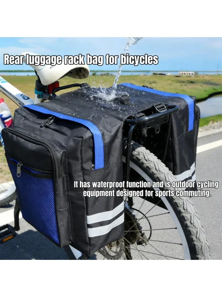 AliExpress NONE Waterproof bicycle bag, bicycle transport bag, with a high and spacious rear seat, double-sided design + reflective strips