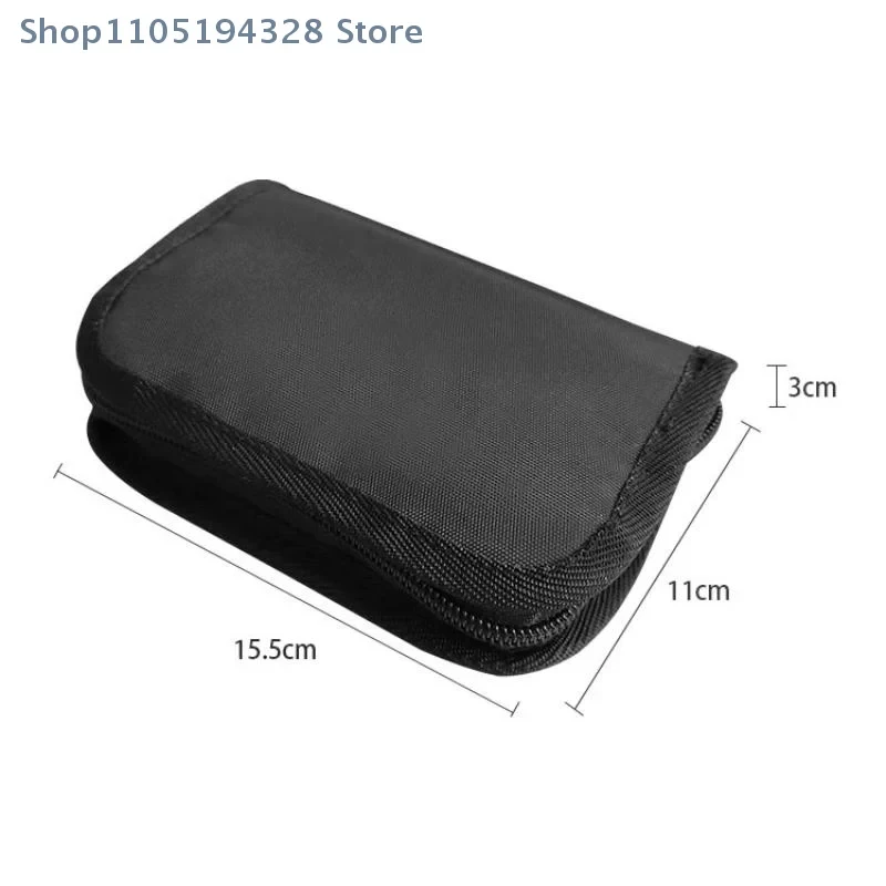 Portable Blood Glucose Meter Storage Bag Household Blood Pressure Monitor Case Zipper Organizer