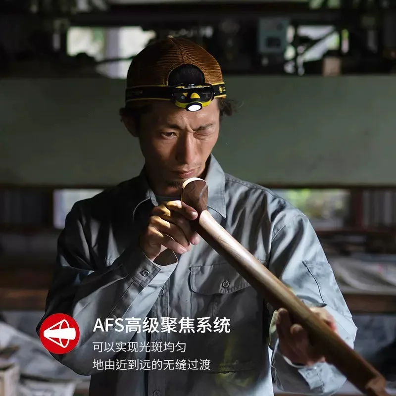 Long Continuous iH5Ri Headlight Head mounted Strong Light Outdoor Hiking Mountaineering Night Fishing Flashlight