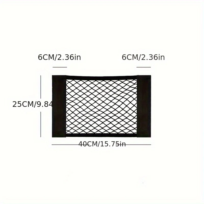 [شباك البضائع المرنة] 4 قطع من شبكات تخزين البضائع المرنة |   منظم مزيج البوليستر المتين للمركبات الترفيهية والسيارات وسيارات الدفع الرباعي
