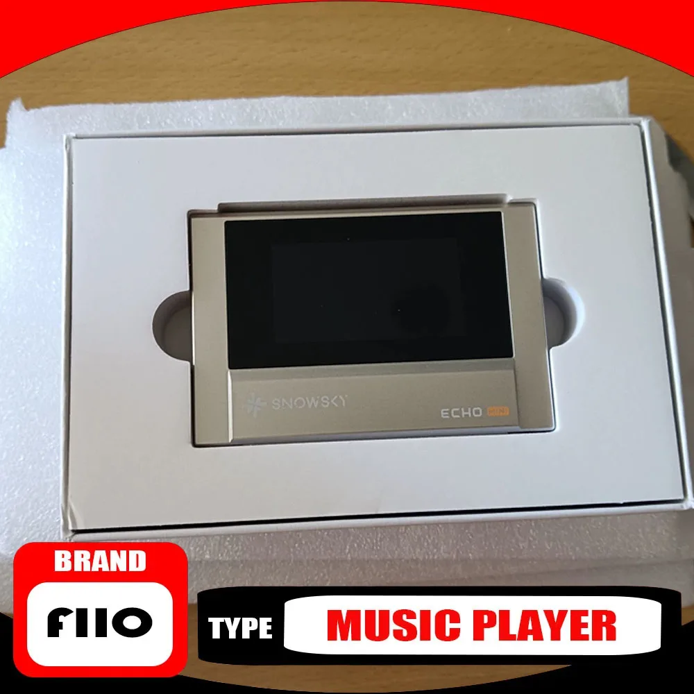 

FiiO ECHO MINI Music Player Lossless Unique USB Sound Card Lyrics Display HD Bluetooth 5.3 Walkman Long Life Retro MP3 Simple
