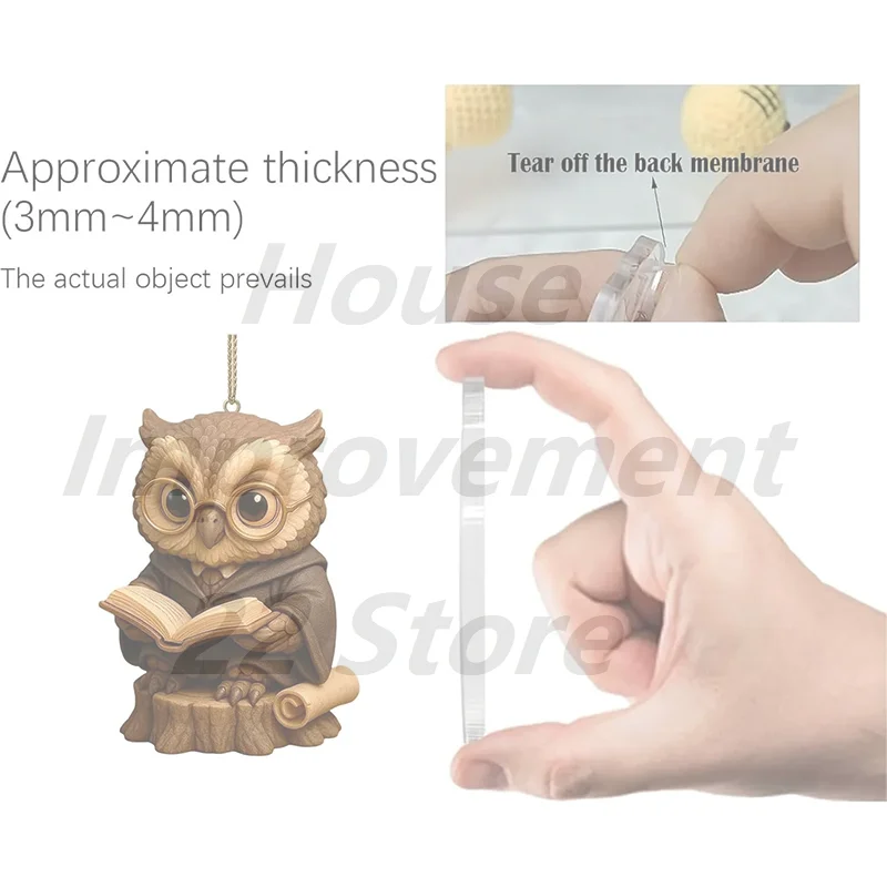 ปฏิทินนับถอยหลังคริสต์มาสปี 2025 รูปนกฮูก – ปฏิทินนับถอยหลัง 24 วัน พร้อมตุ๊กตานกฮูกขนาดเล็ก ชุดของขวัญตกแต่งวันหยุดสุดน่ารัก